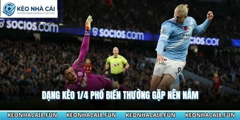 Kèo Chấp 1/4 Là Sao - Cách Hiểu Đúng Tỷ Lệ 0.25 Dễ Nhớ 2 Dạng kèo 1/4 phổ biến thường gặp nên nắm