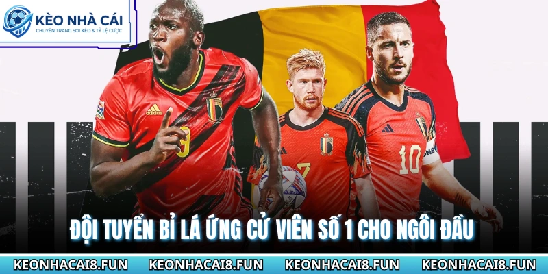 Đội tuyển Bỉ lá ứng cử viên số 1 cho ngôi đầu 