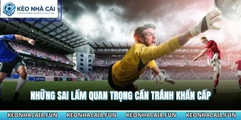 Những sai lầm quan trọng cần tránh khẩn cấp