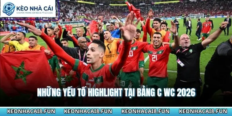 Những yếu tố highlight tại bảng C WC 2026