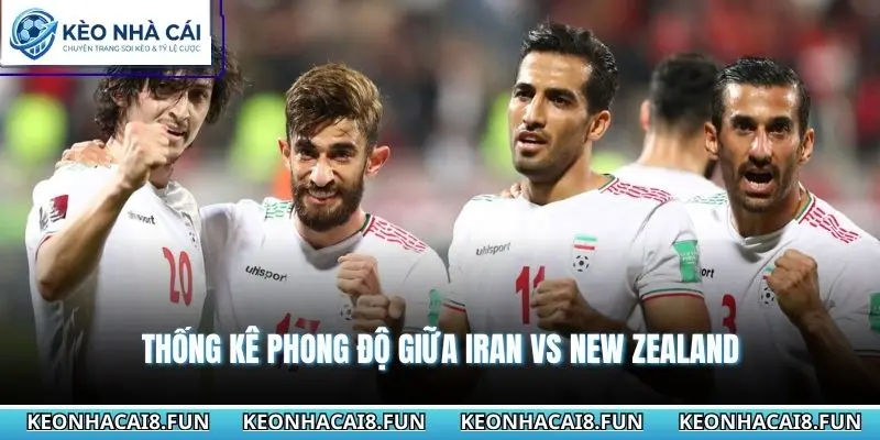 Thống kê phong độ giữa Iran vs New Zealand